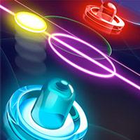 Play Glow Hockey Online on Unblocked 76 Games